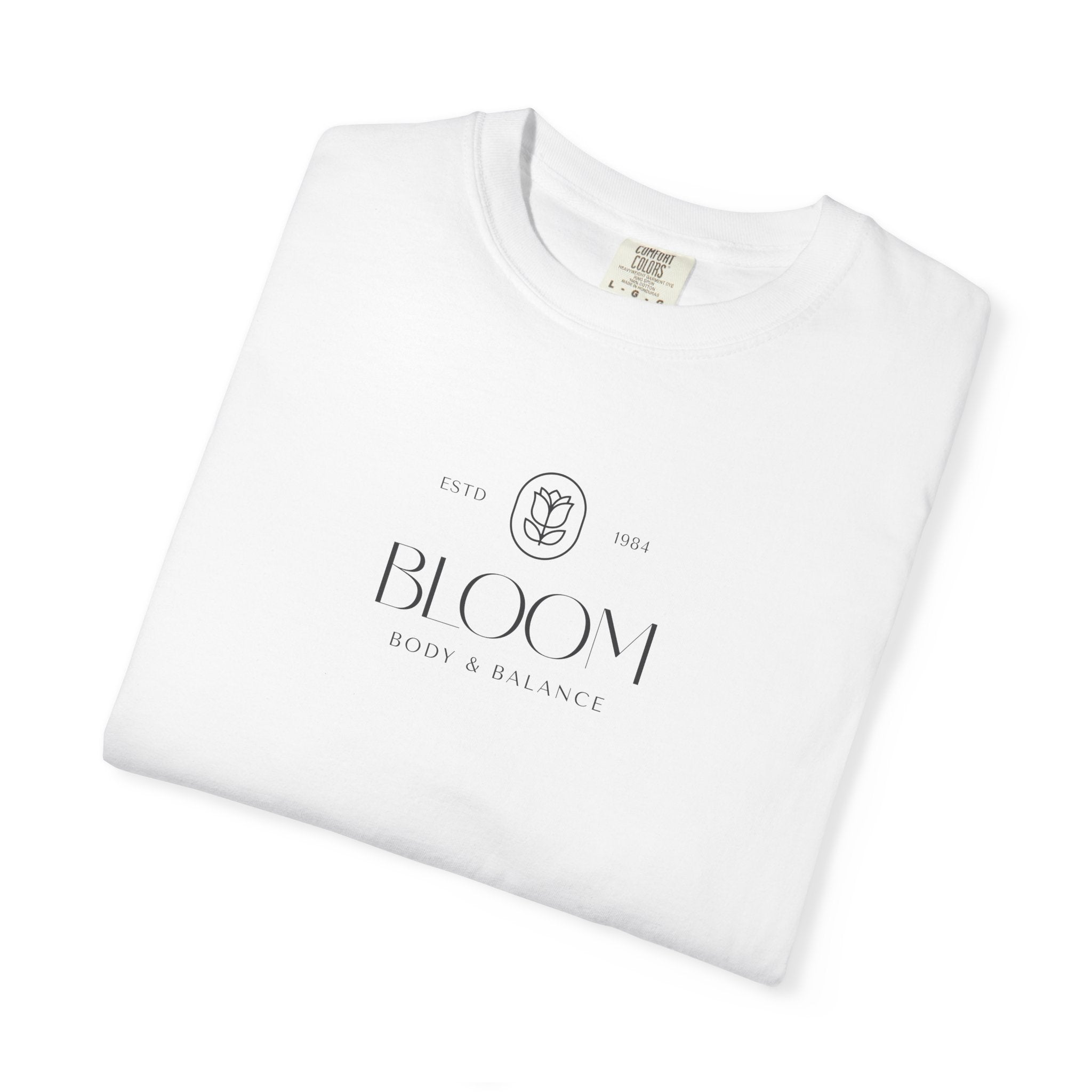 Wellness Shirt, Minimalist Floral Graphic Tee, Self Care Mindfulness T-Shirt